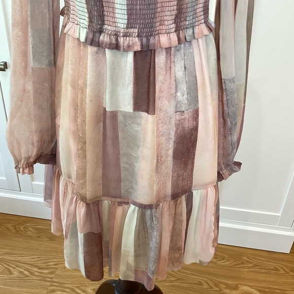 Aritzia Wilfred Tempest Tier Mini Dress Size Medium - Picture 5 of 16